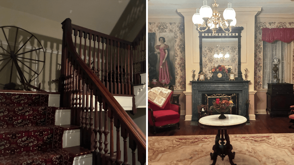 Inside of the Historic Summerseat mansion in Morrisville, Bucks County