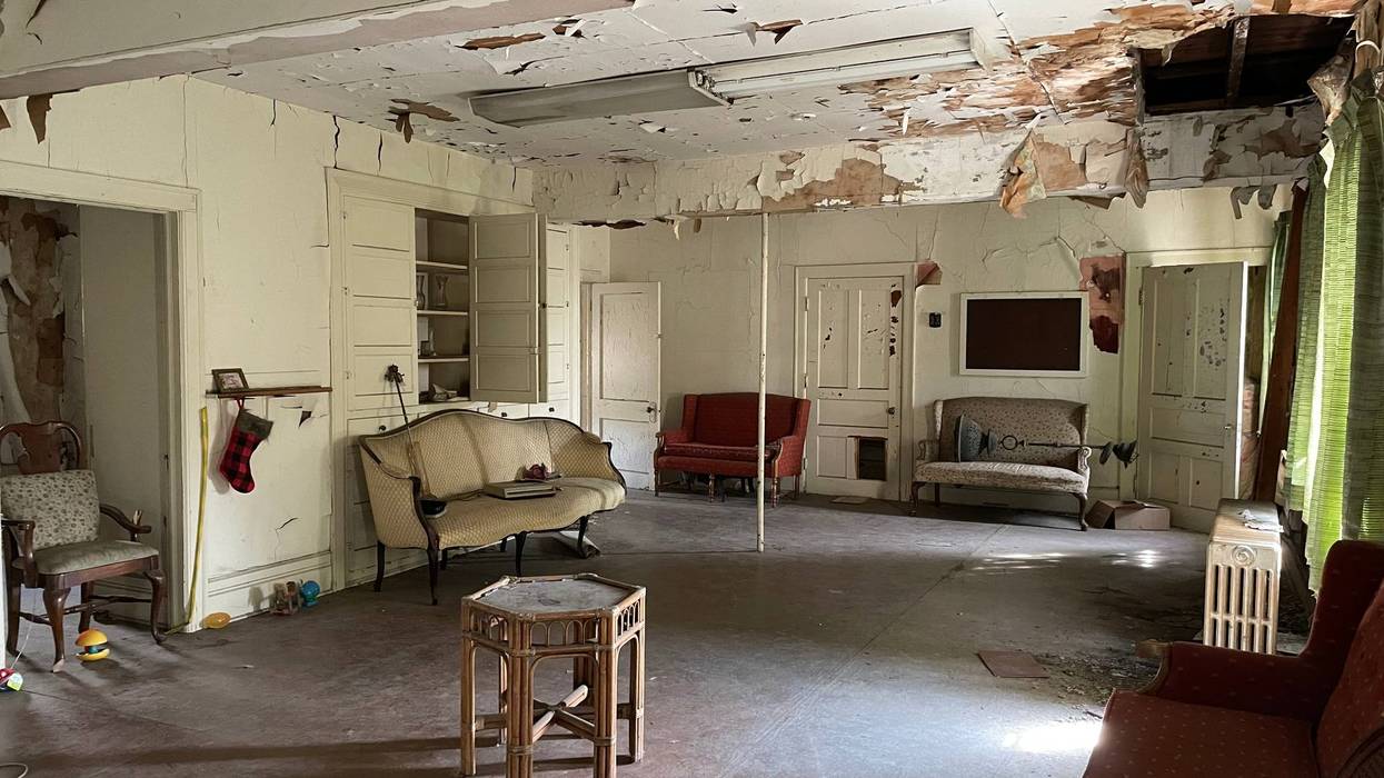 Inside the carriage house at The Whitney in Detroit