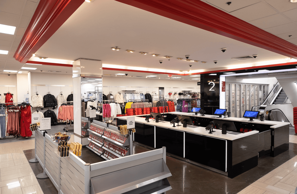 Inside the Century 21 NYC store