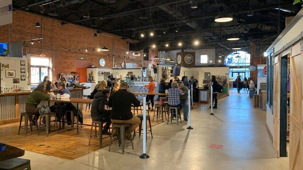 Inside the The Trolley Barn Public Market