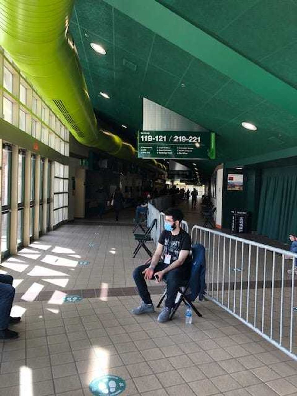 inside