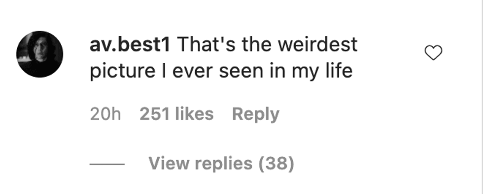 Instagram comment