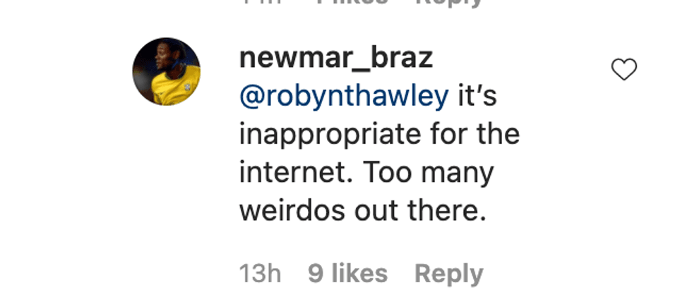 Instagram comment