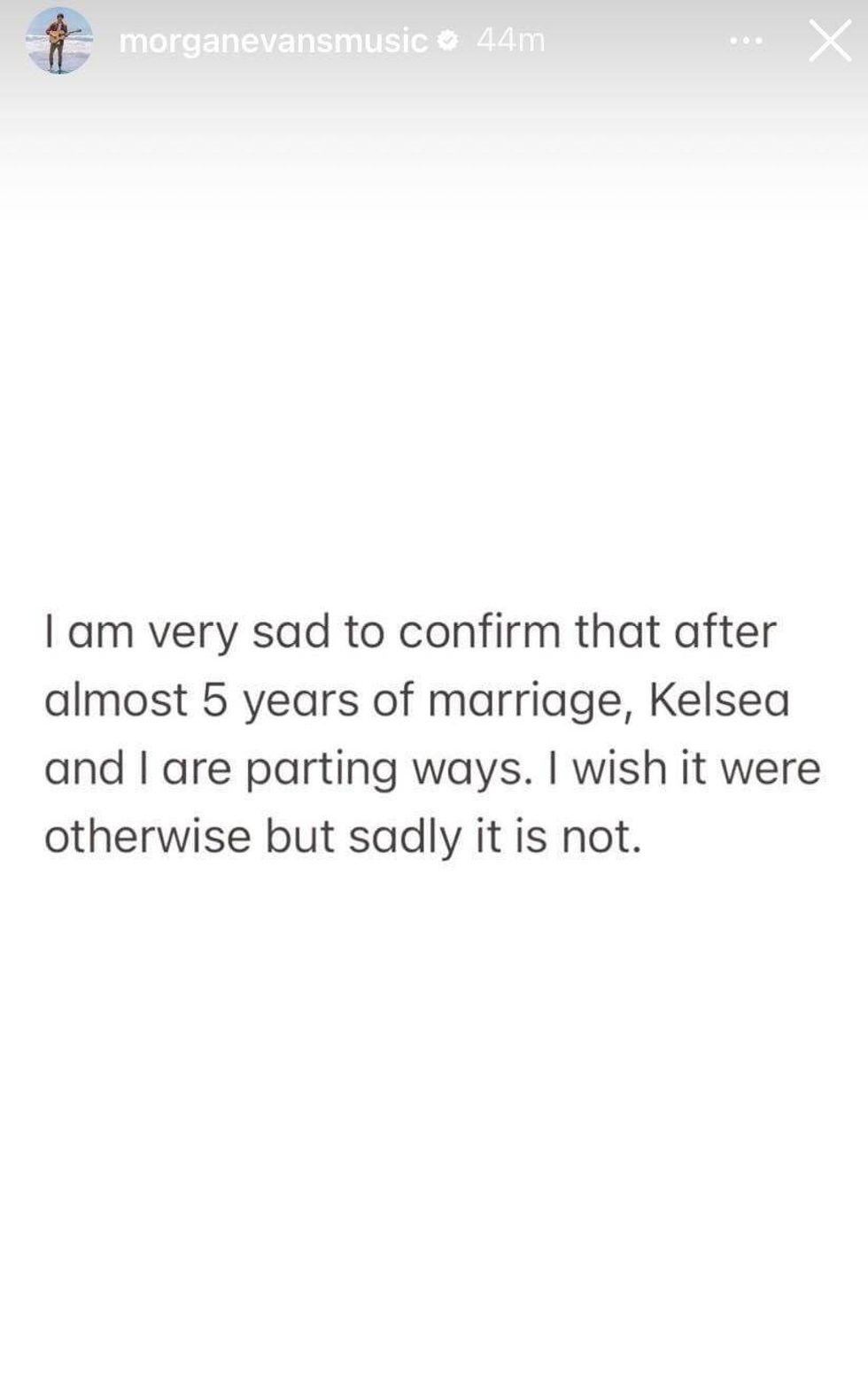 Instagram @morganevansmusic