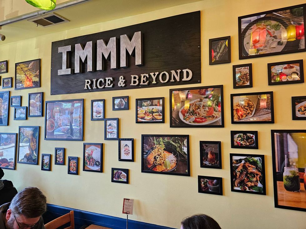 interior of Immm Rice & Beyond