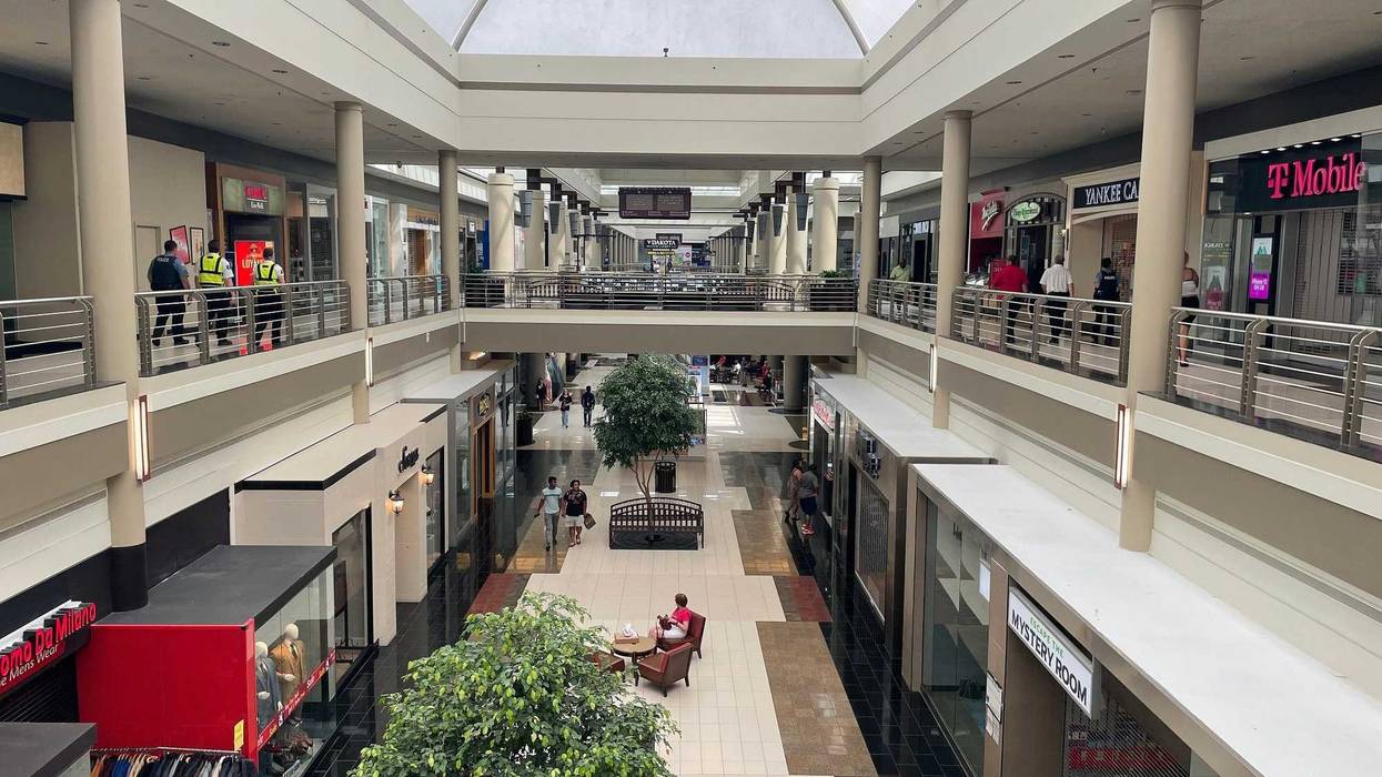 Interior photo of the Walden Galleria Mall