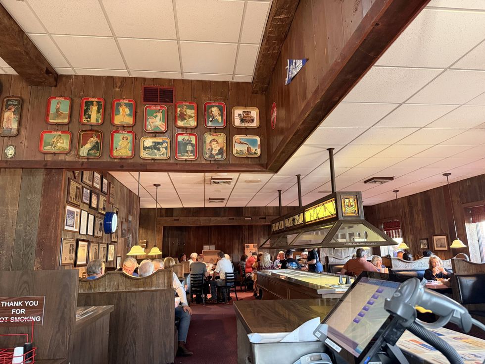 Interior view of the Daly Drive-In