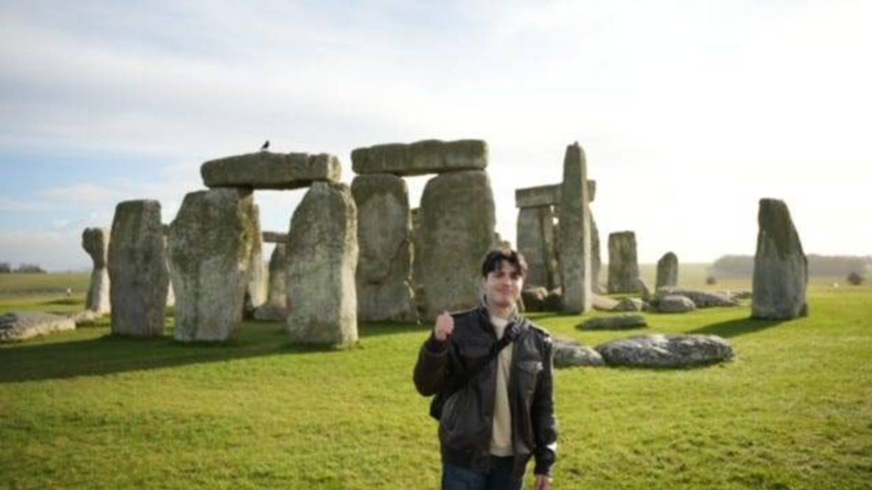 Intern Stefano in London