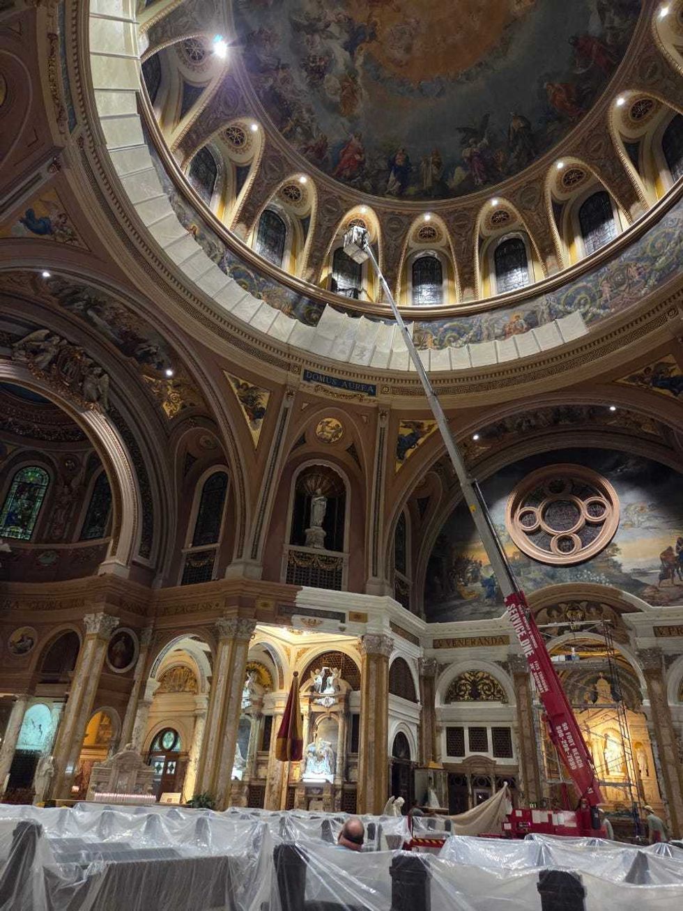 Interoir of OLV Basilica and National Shrine