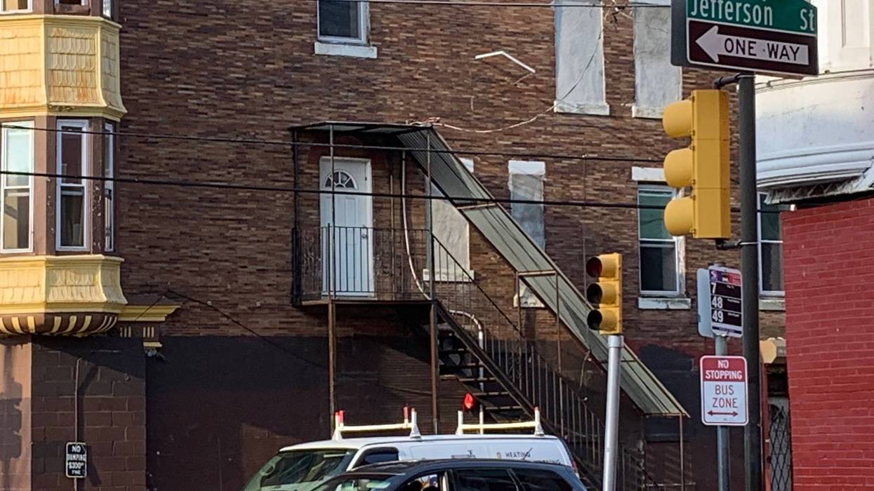 Intersection of 29th and Jefferson streets in Brewerytown, where two women were stabbed Monday night, one of them fatally, in violence apparently sparked by social media posts.