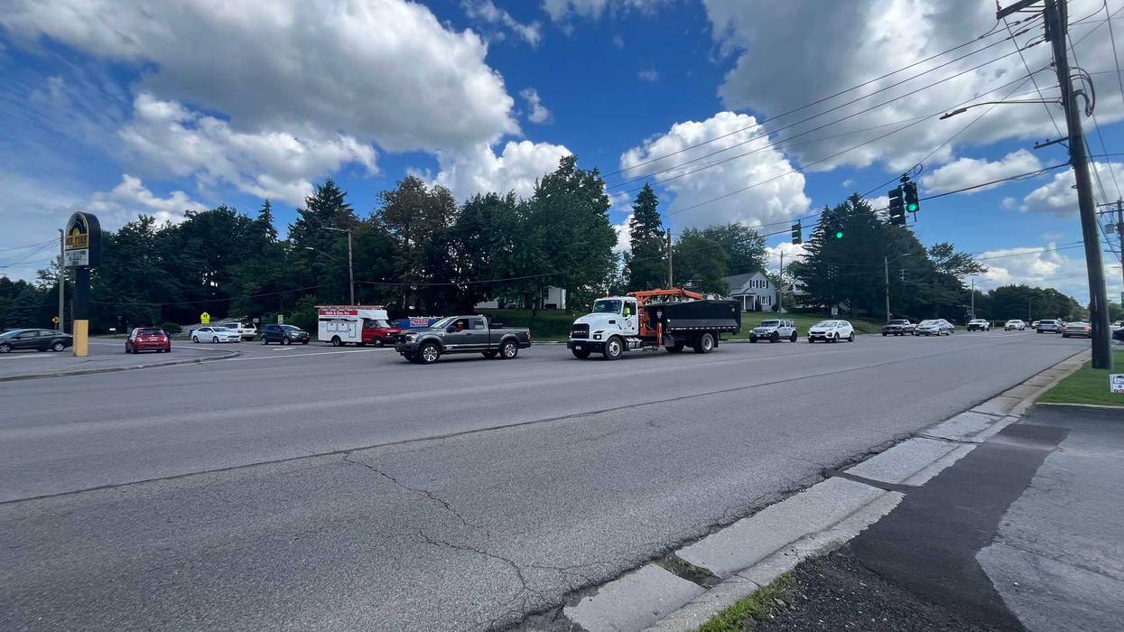 Intersection of Ridge Road and Seneca Street