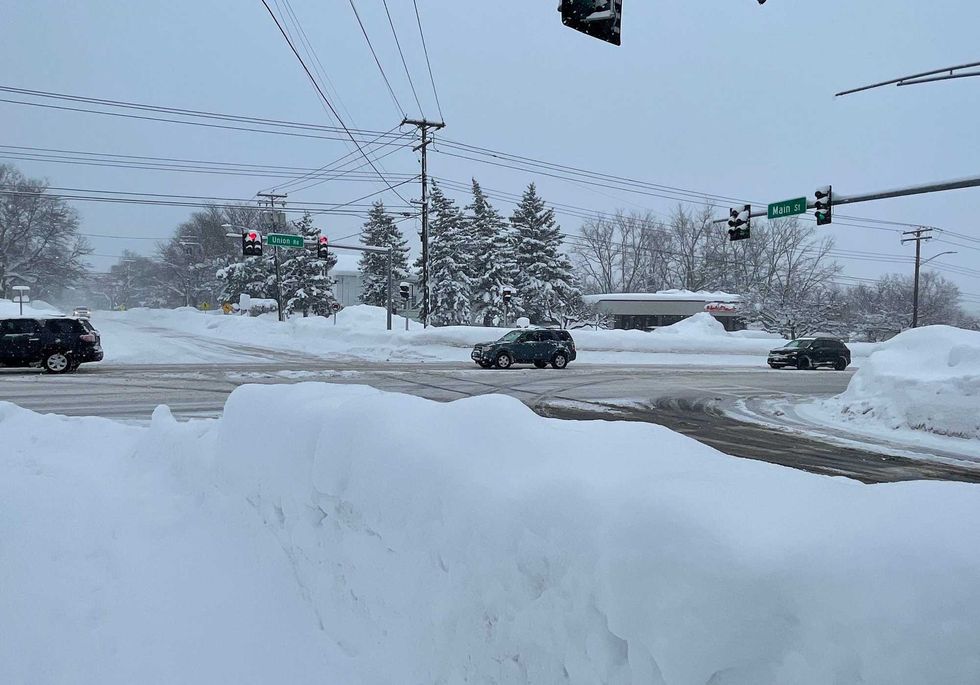 Intersection of Union Road and Main Street in West Seneca