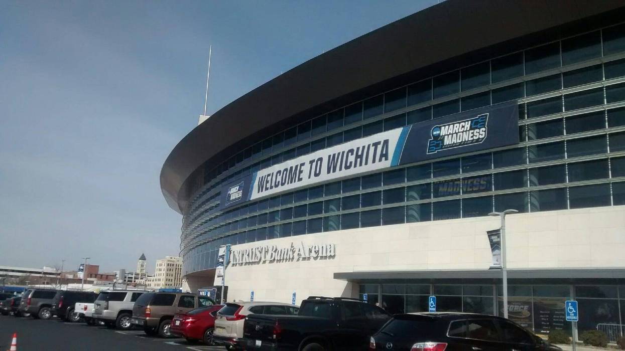 Intrust Bank Arena in downtown Wichita, Kansas