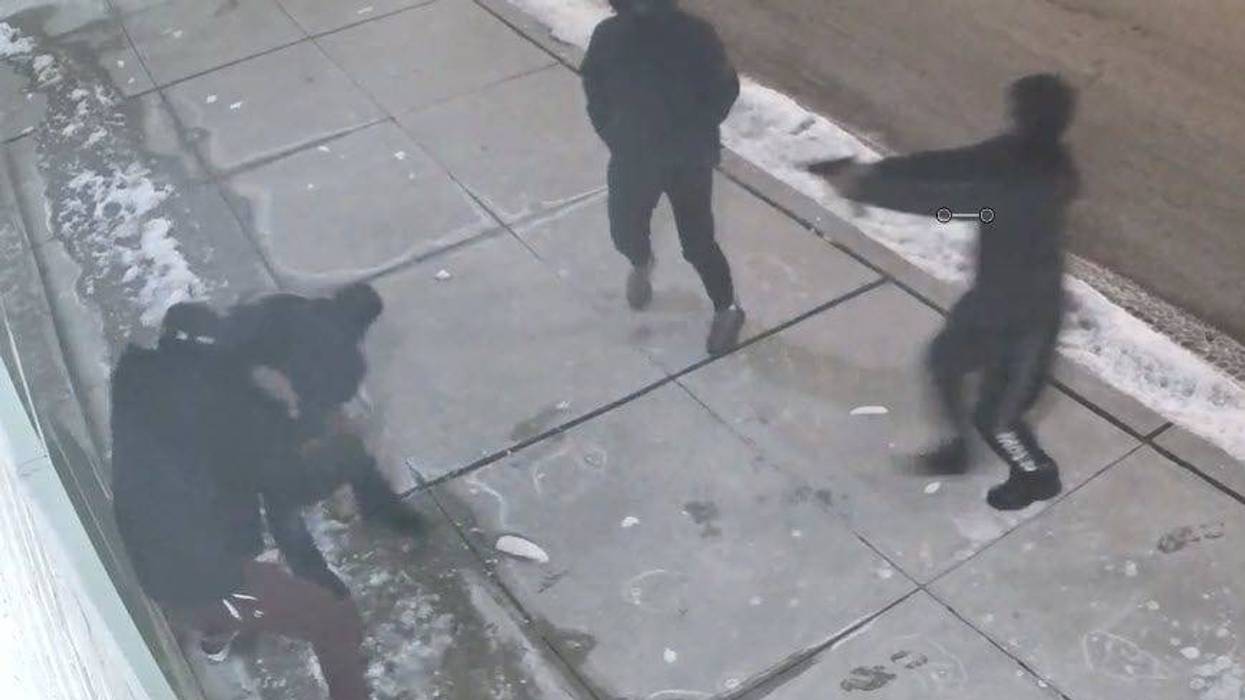 Investigators believe three men exited a gray Toyota Rav4 and robbed William Carter.