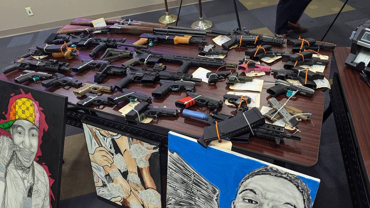 Investigators made a series of court-approved searches of various locations in the St. Louis area, eventually seizing about two dozen guns, more than 120,000 in cash, thousands of capsules containing fentanyl, and two vehicles. Two homes purchased with rug proceeds were forfeited, as well as the cash value of a third home. Diamond jewelry was also seized, including a 55 Boyz chain necklace with roughly 2500 tiny diamonds.