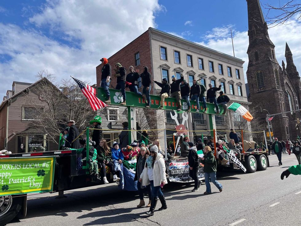 Ironworkers parade float