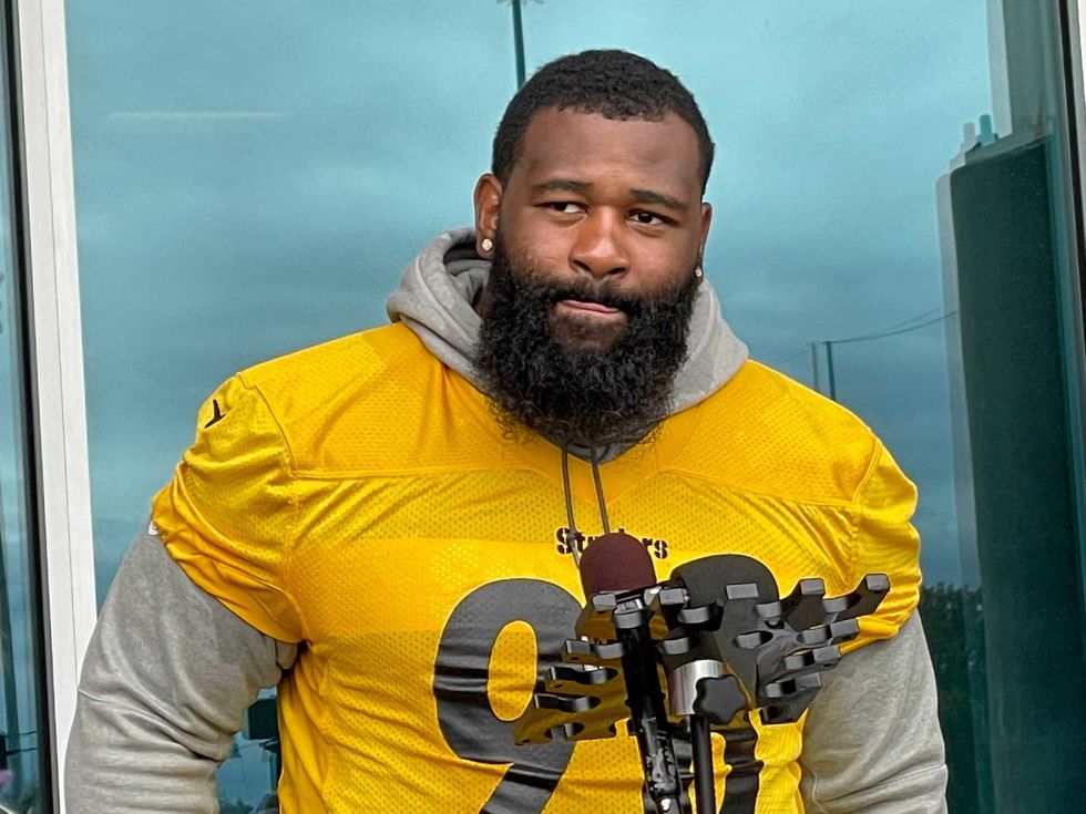 Isaiah Buggs at podium