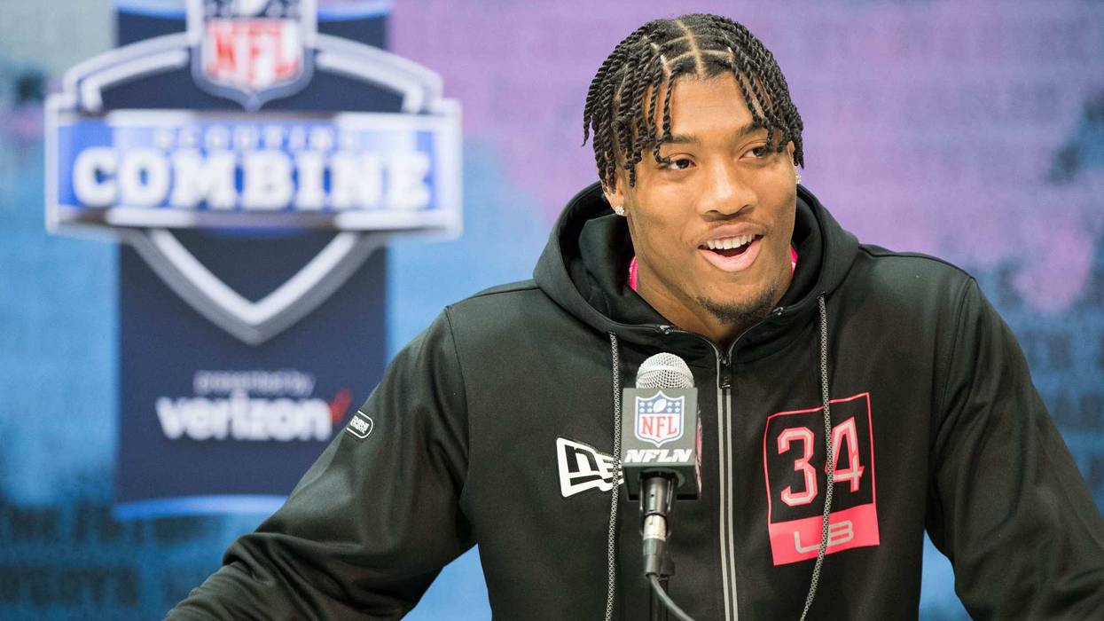 Isaiah Simmons at NFL Combine