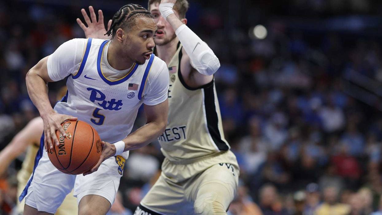 Ishmael Leggett with the ball against Wake Forest