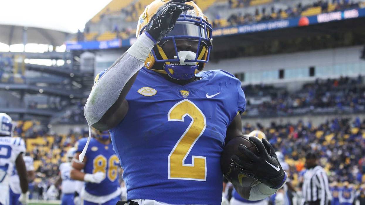 Israel Abanikanda pointing after TD