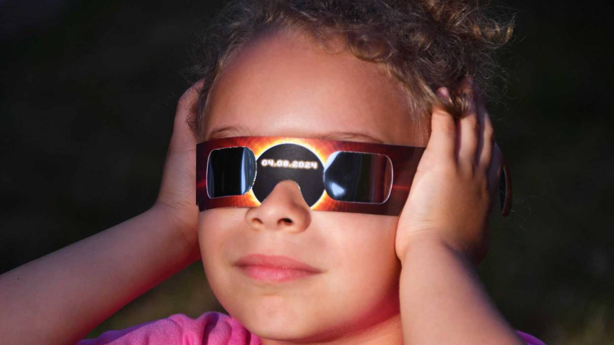 It is very important to wear approved eye protection ahead of the April 8 total solar eclipse. Eclipse glasses can be ordered online, whole some local stores and libraries have them - sometimes for free.