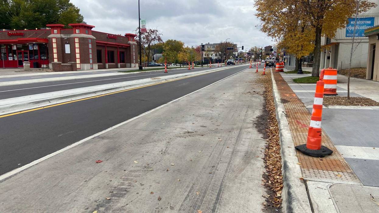 It's been a long road - but Hennepin Ave. in Uptown is finally ready to reopen near Lowry Hill.
