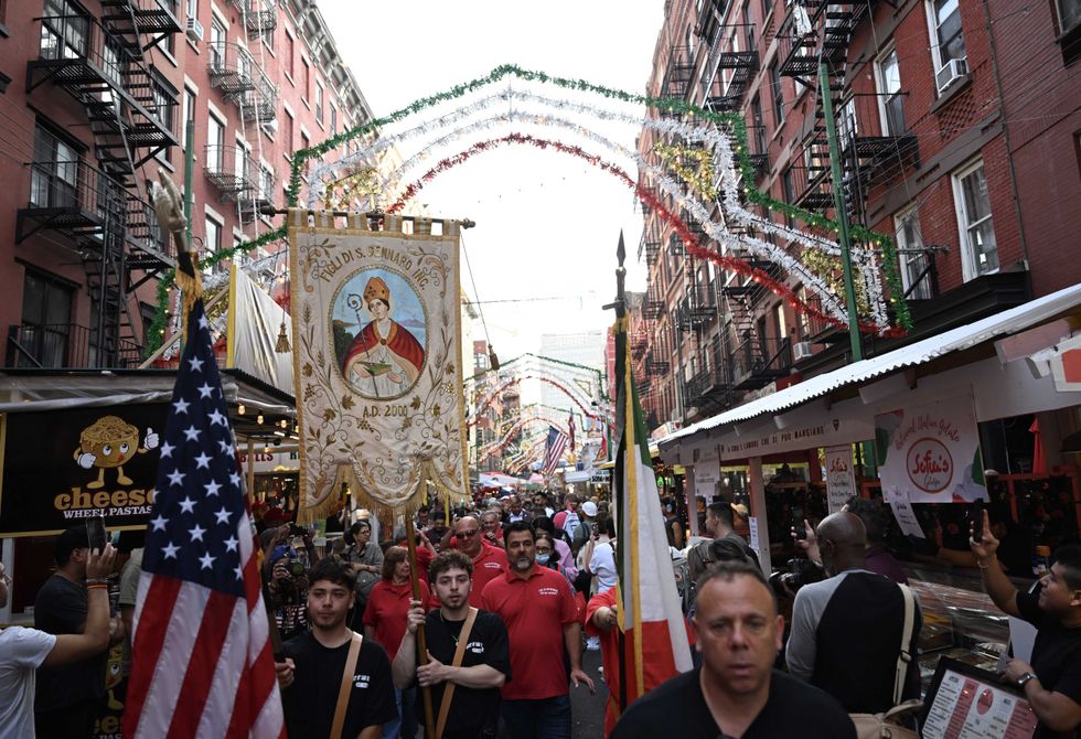 Italian Americans have been holding the annual feast on Mulberry Street for nearly 100 years