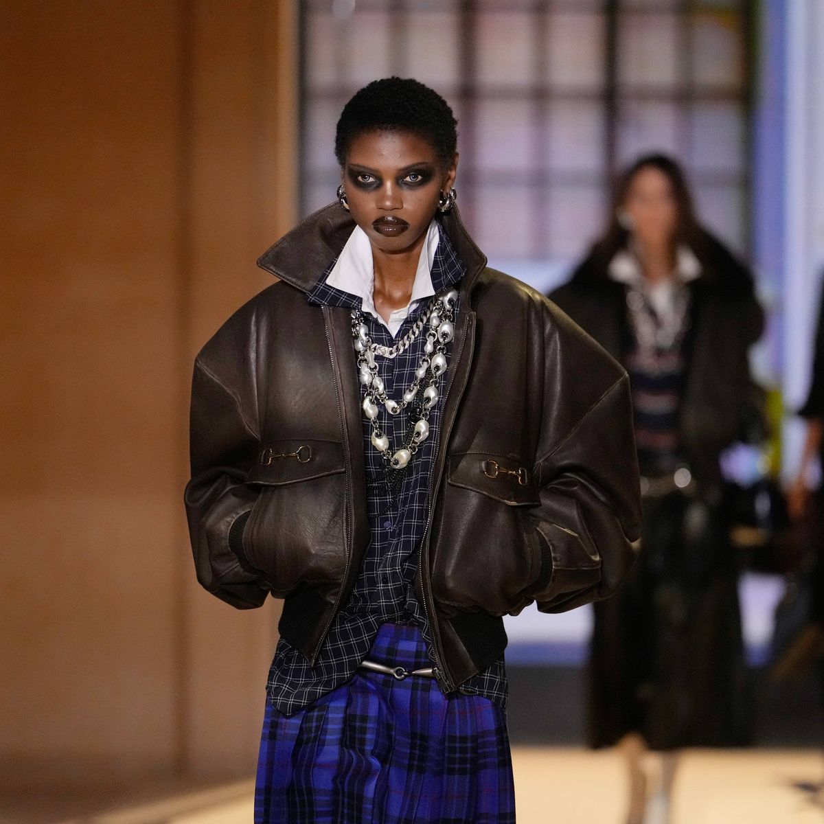 Demna sells a new Gucci fantasy as Moschino's new designers loosen up the joke