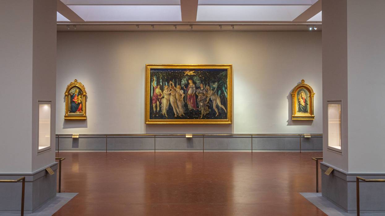 Italy Uffizi Gallery Botticelli