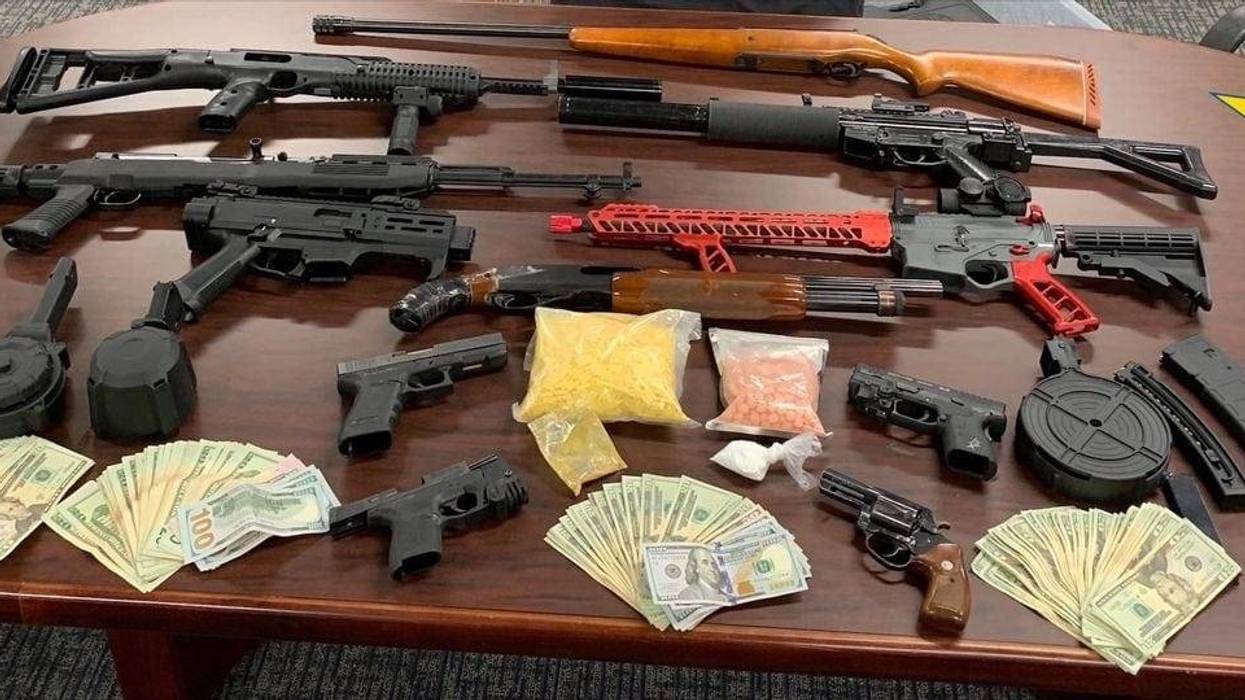 Items seized in a Trenton drug raid