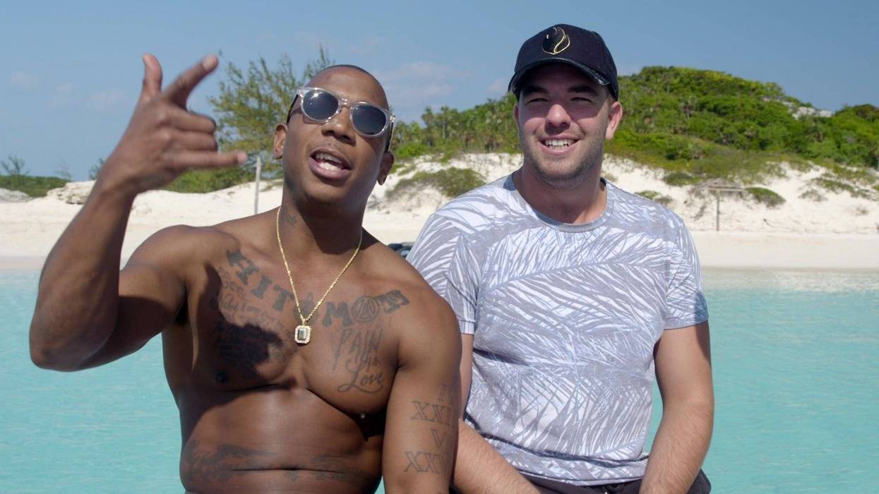 Ja Rule, left, and Billy McFarland in "Fyre."