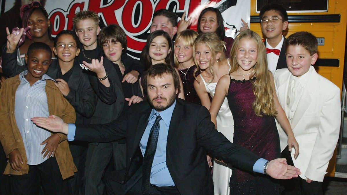 Jack Black and the 'School of Rock' cast