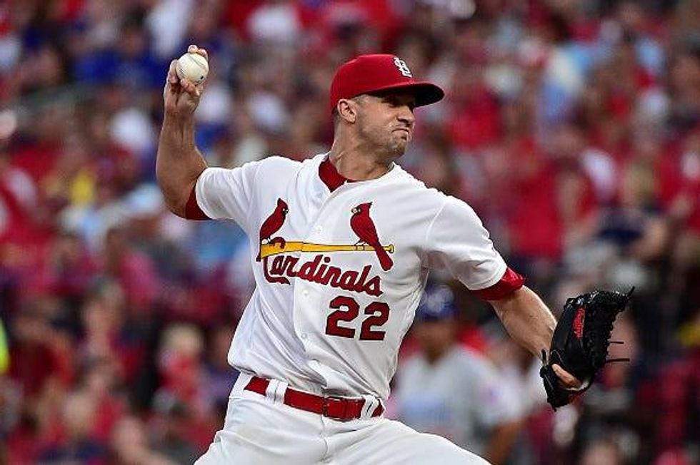 Jack Flaherty pitches for the Cardinals
