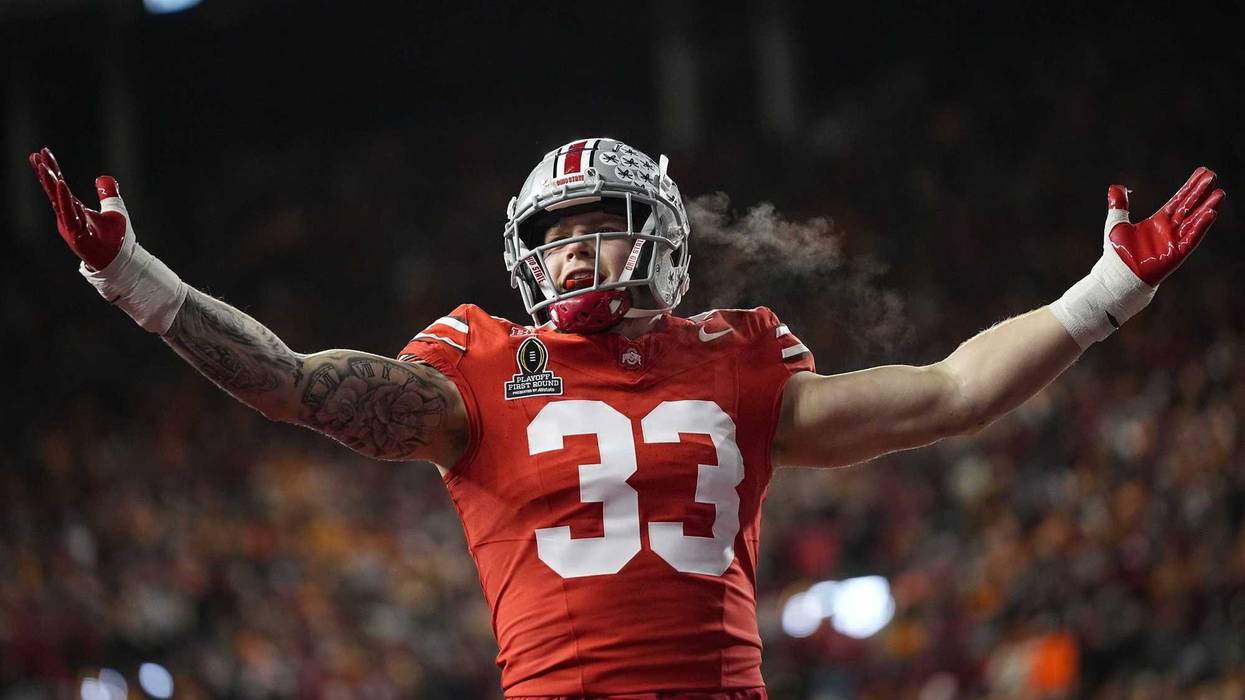 Jack Sawyer celebrating