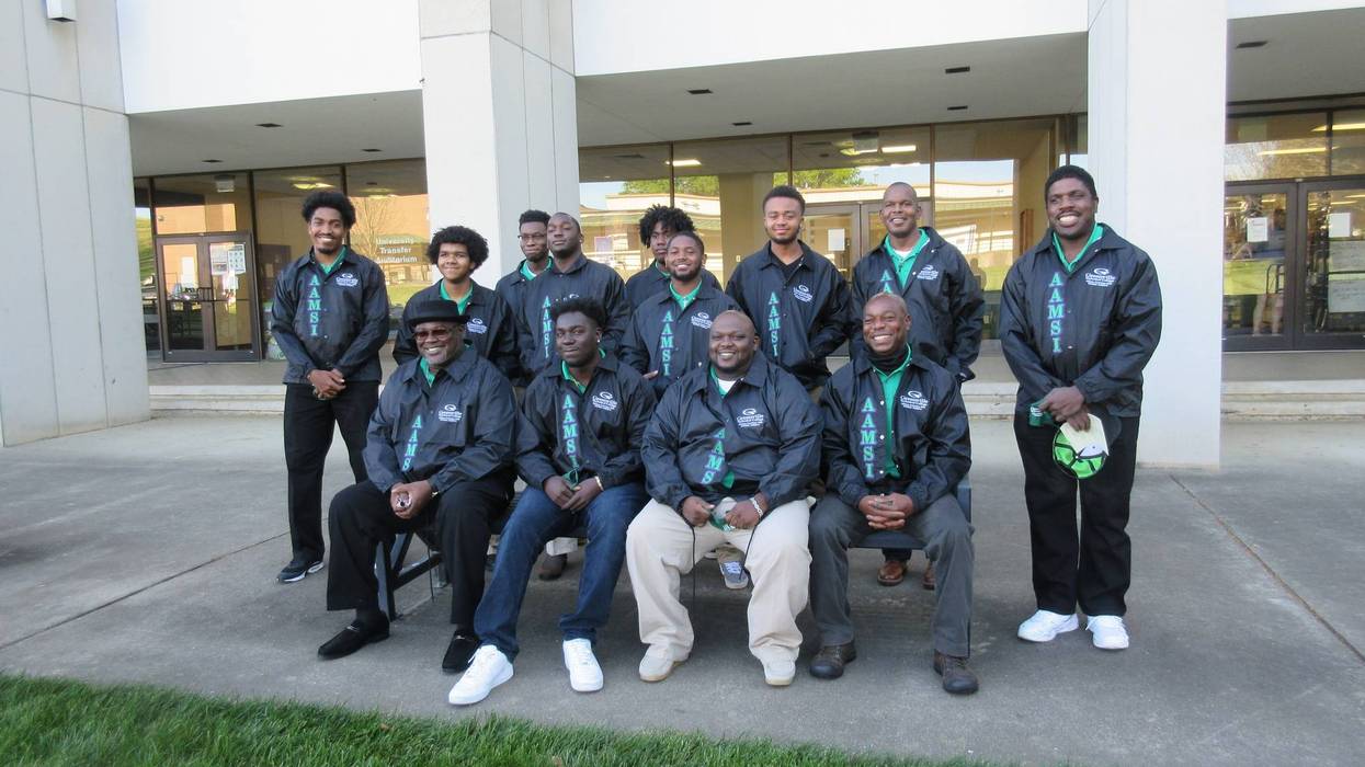 Jacket recipients of African American Males Scholars Initiative