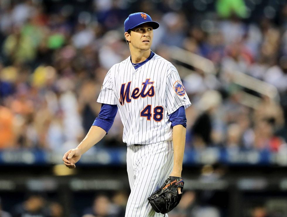 Jacob deGrom #48 of the New York Mets