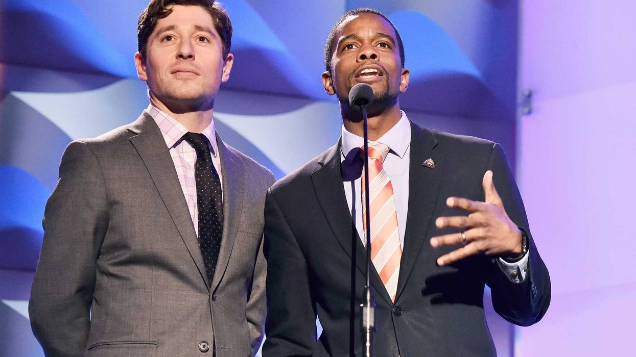 Jacob Frey and Melvin Carter