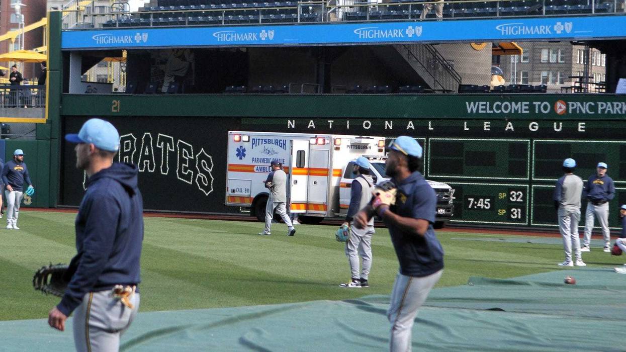 Jacob Junis goes into ambulance