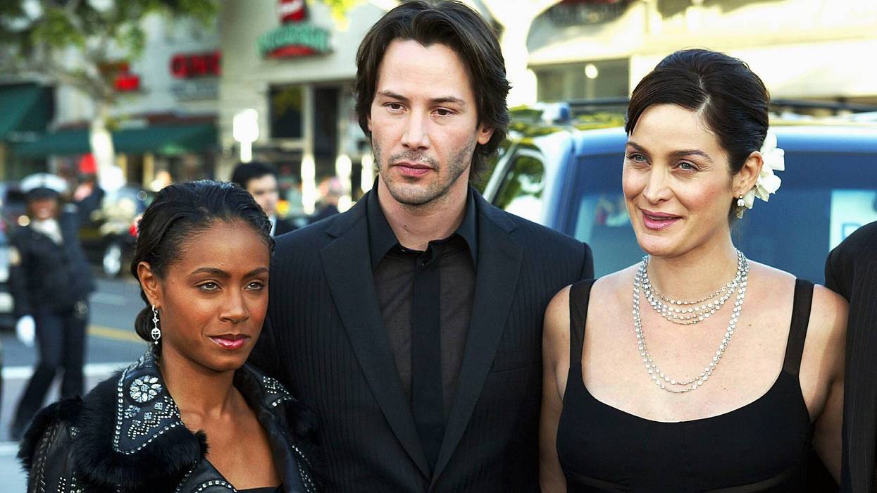 Jada Pinkett Smith, Keanu Reeves and Carrie-Anne Moss