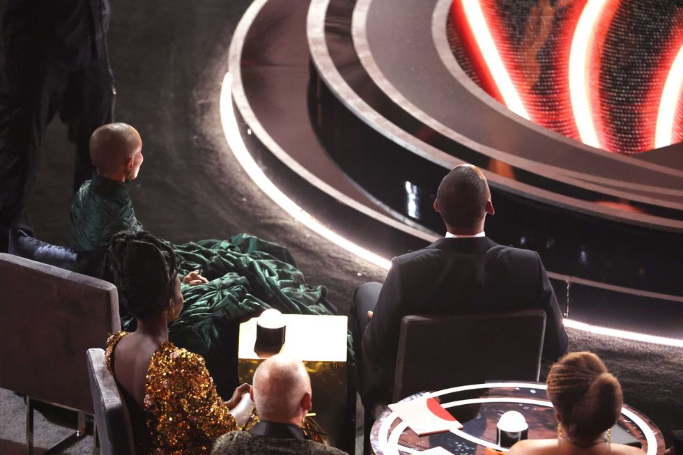 Jada Pinkett Smith Will Smith during the show at the 94th Academy Awards at the Dolby Theatre at Ovation Hollywood on Sunday, March 27, 2022.