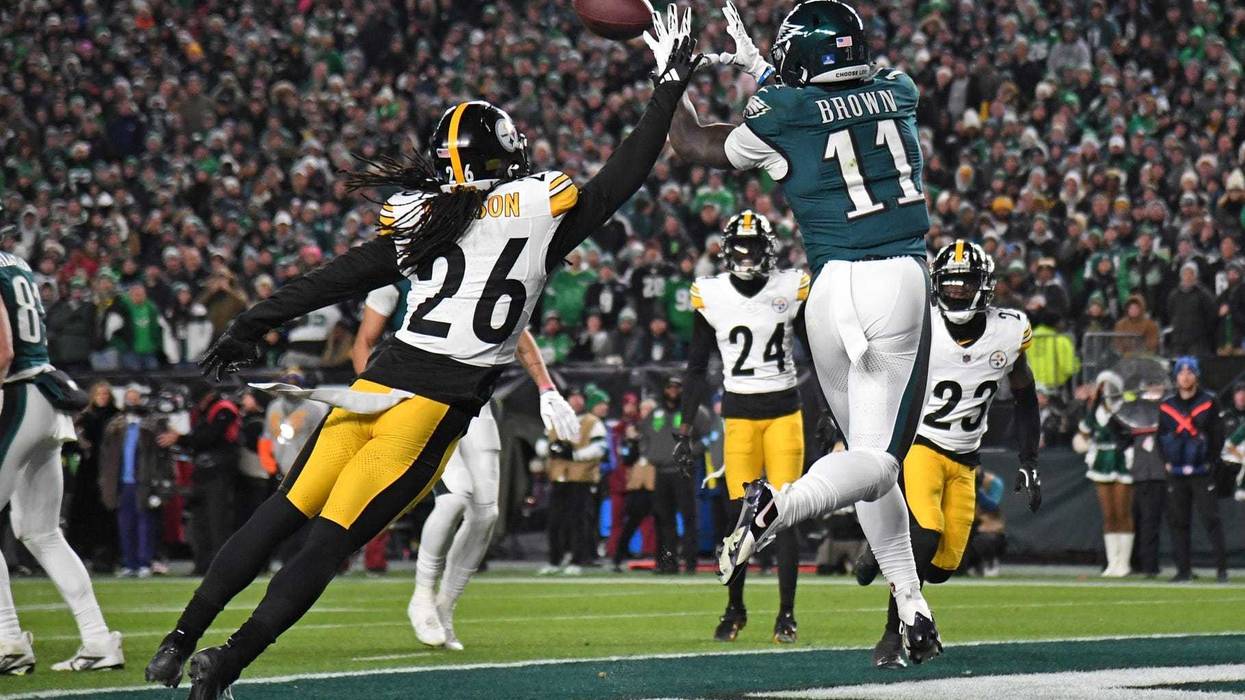 Jalen Hurts TD to AJ Brown vs Steelers