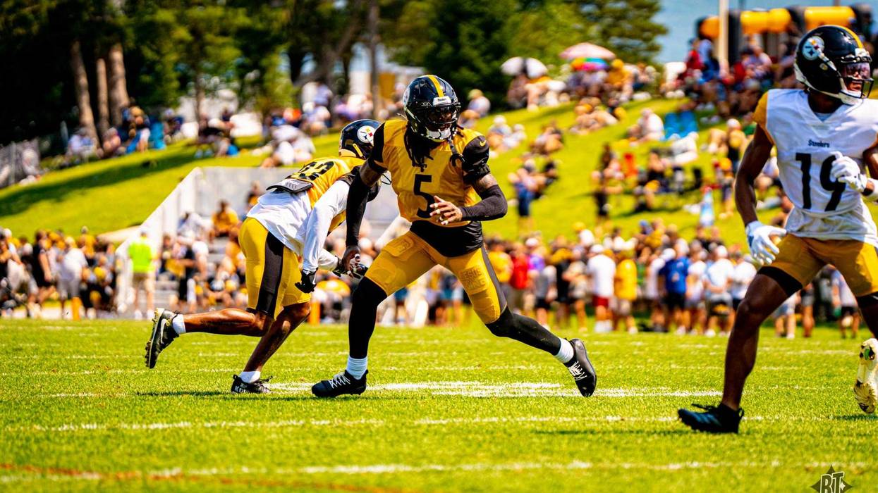 Jalen Ramsey running around the secondary