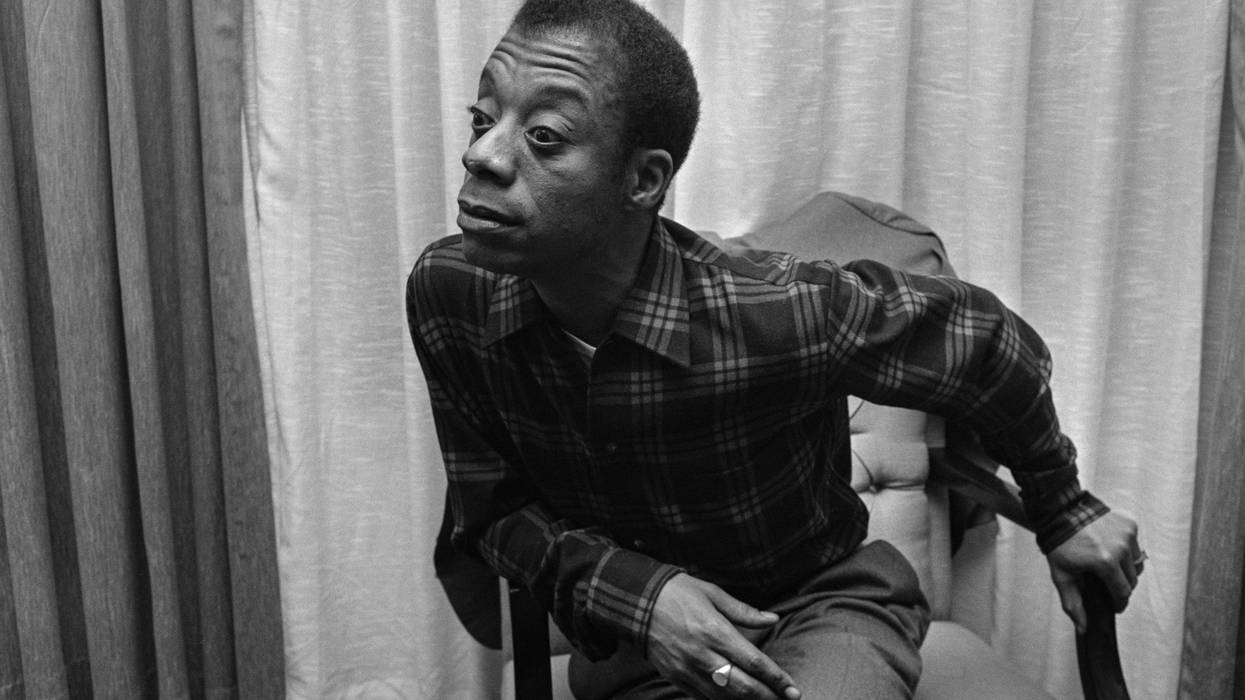 James Baldwin, photographed in 1965.
