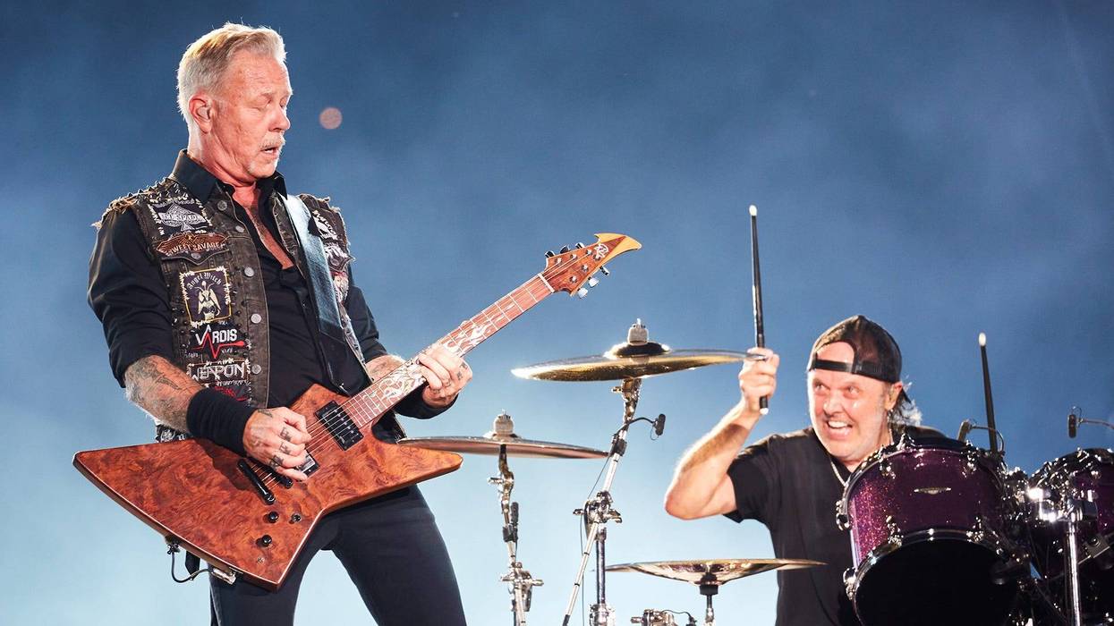 James Hetfield and Lars Ulrich of Metallica