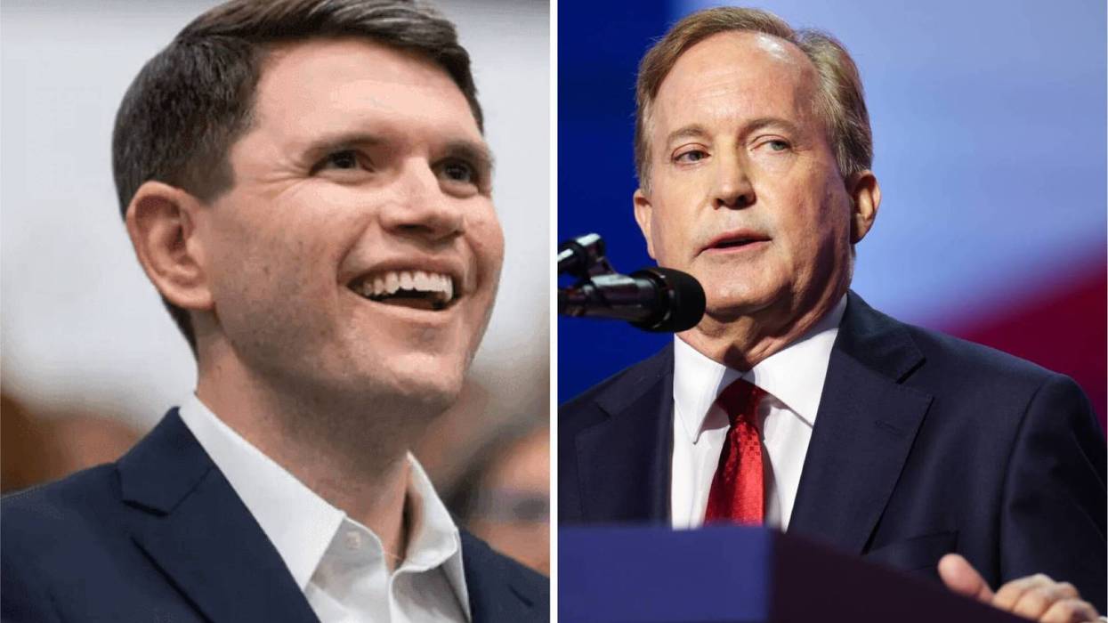 James Talarico and Ken Paxton