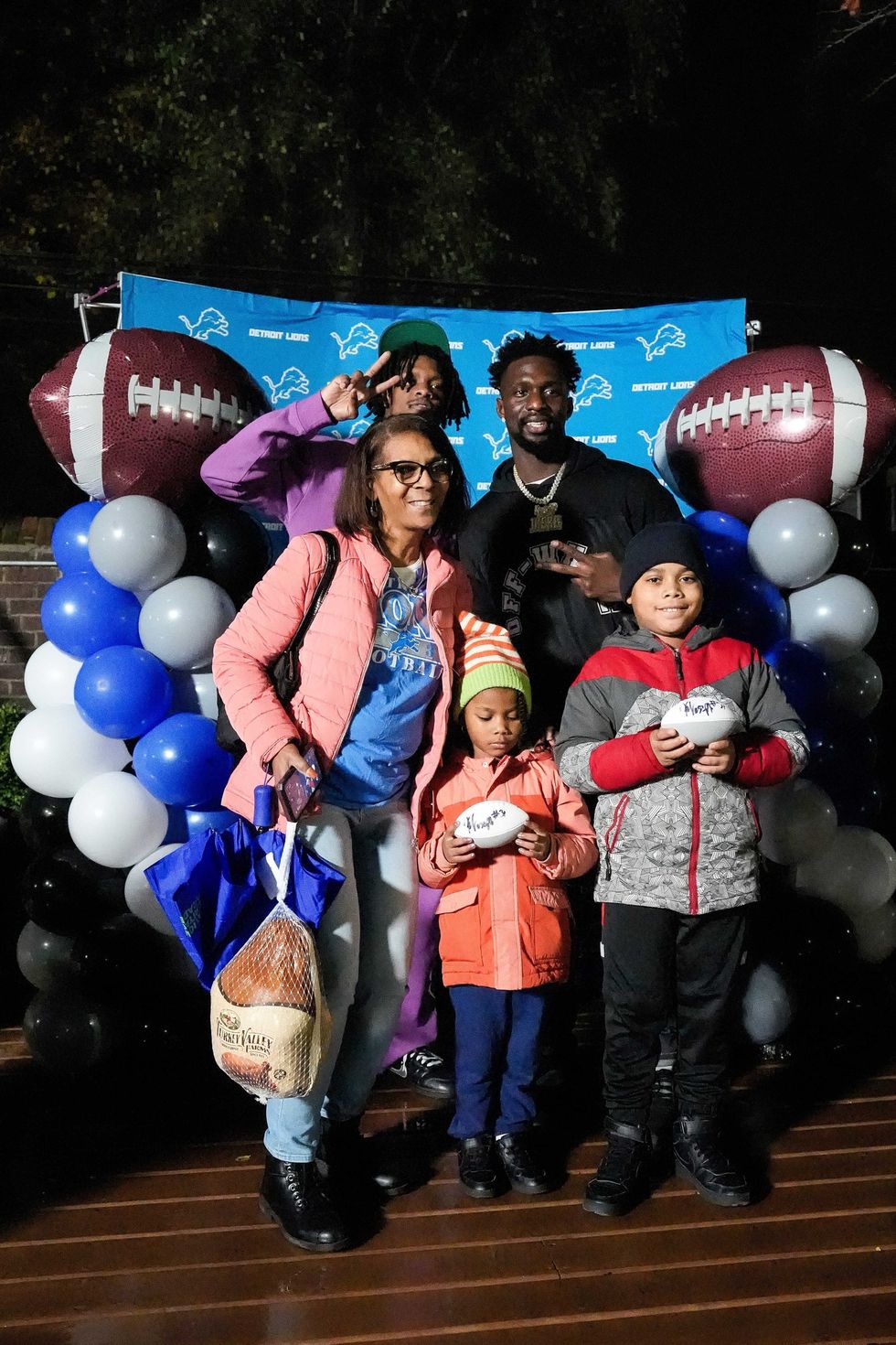 Jameson William and Kerby Joseph with fans