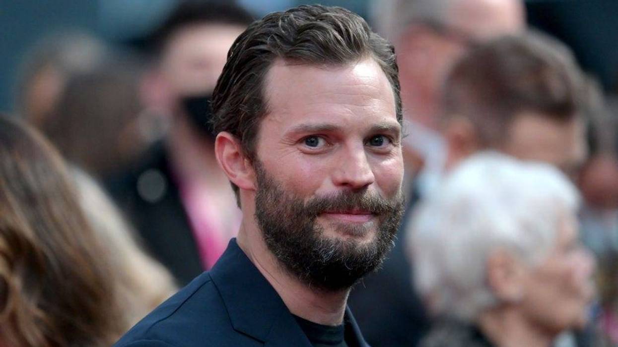 Jamie Dornan attends the "Belfast" European Premiere during the 65th BFI London Film Festival at The Royal Festival Hall on October 12, 2021 in London, England.