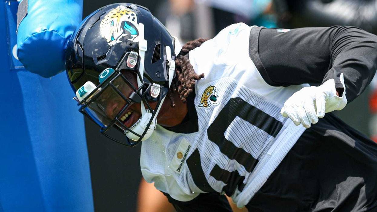 Jamir Jones at Jags practice