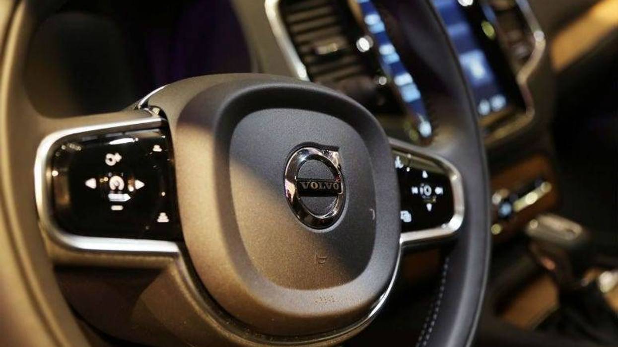 Jan 11, 2015; Detroit, MI, USA; The Volvo XC90 is awarded the North American Truck Utility of the Year during the 2016 North American International Auto Show at Cobo Center in Detroit.