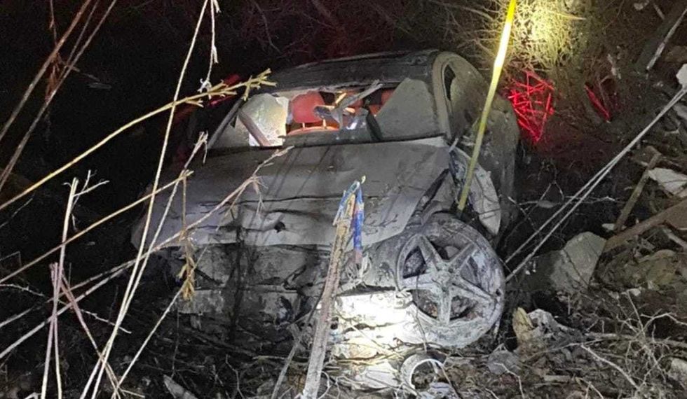 Jan. 15 car accident scene photo